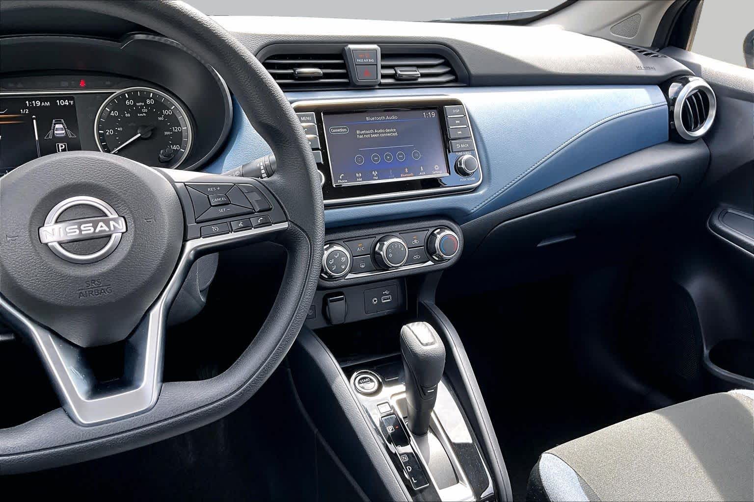 2025 Nissan Versa SV Super Black at Sterling McCall Nissan