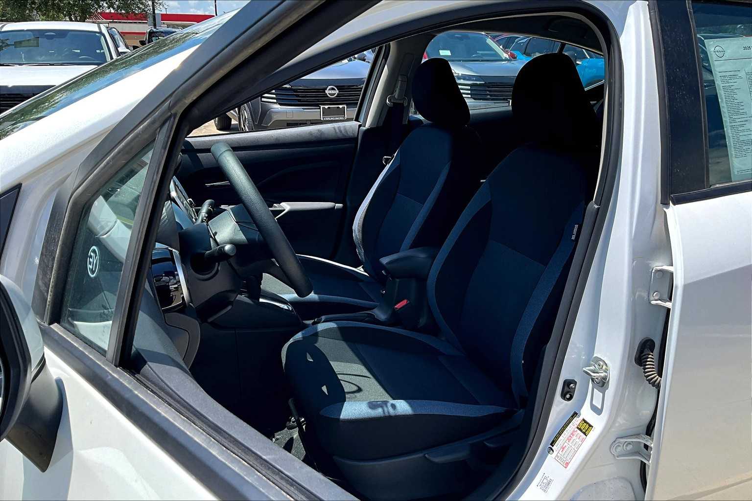 2025 Nissan Versa SV Aspen White Tricoat at Sterling McCall Nissan