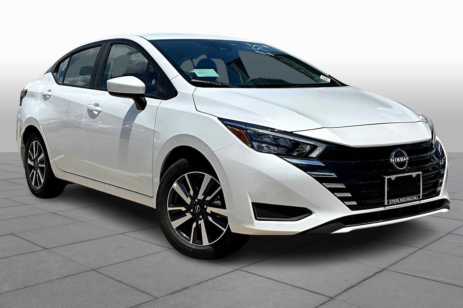 2025 Nissan Versa SV Aspen White Tricoat at Sterling McCall Nissan