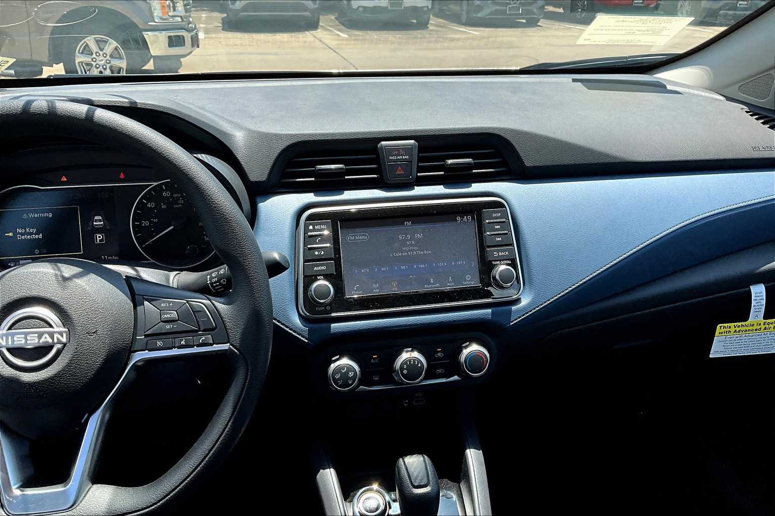 2025 Nissan Versa SV Aspen White Tricoat at Sterling McCall Nissan