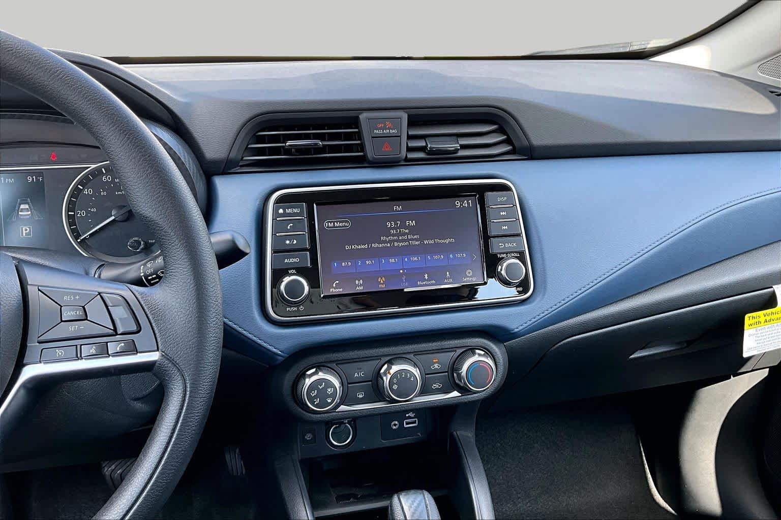 2025 Nissan Versa SV Brilliant Silver Metallic at Sterling McCall Nissan