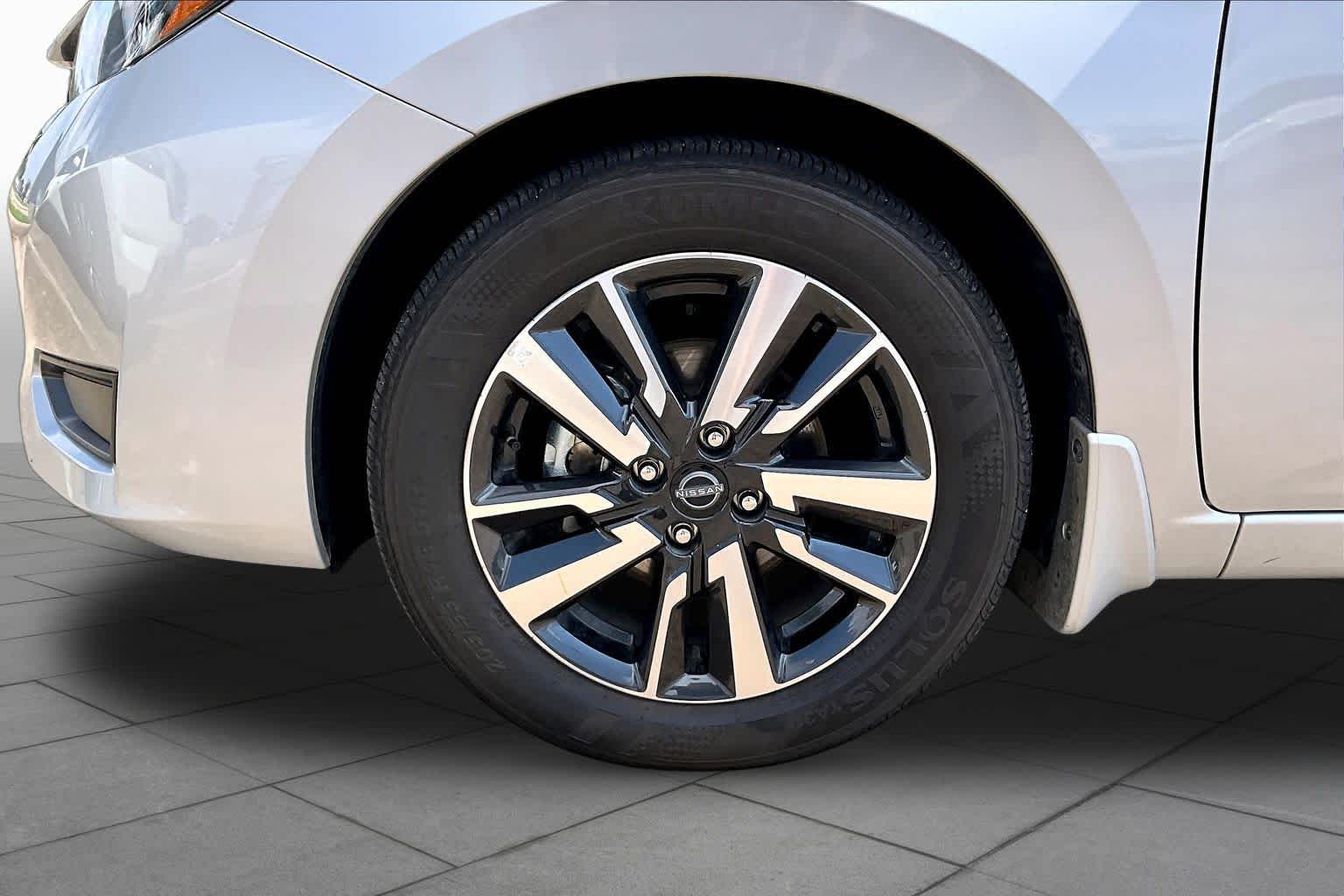 2025 Nissan Versa SV Brilliant Silver Metallic at Sterling McCall Nissan