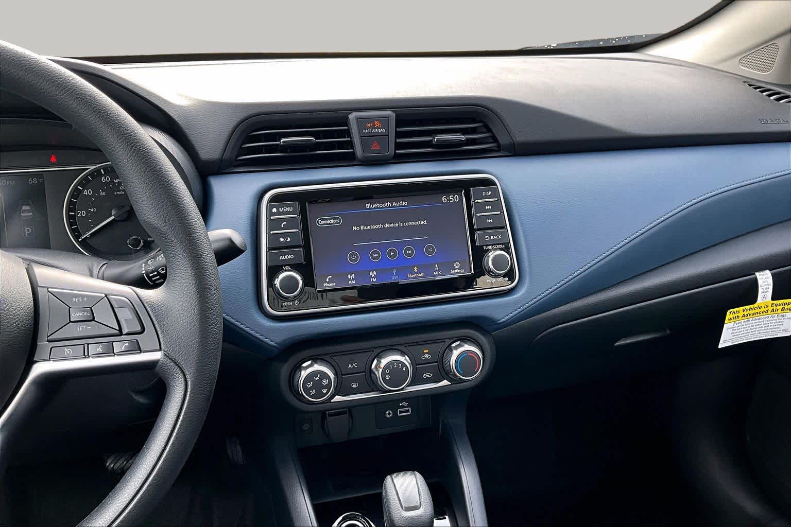 2025 Nissan Versa SV Gray Sky Pearl at Sterling McCall Nissan