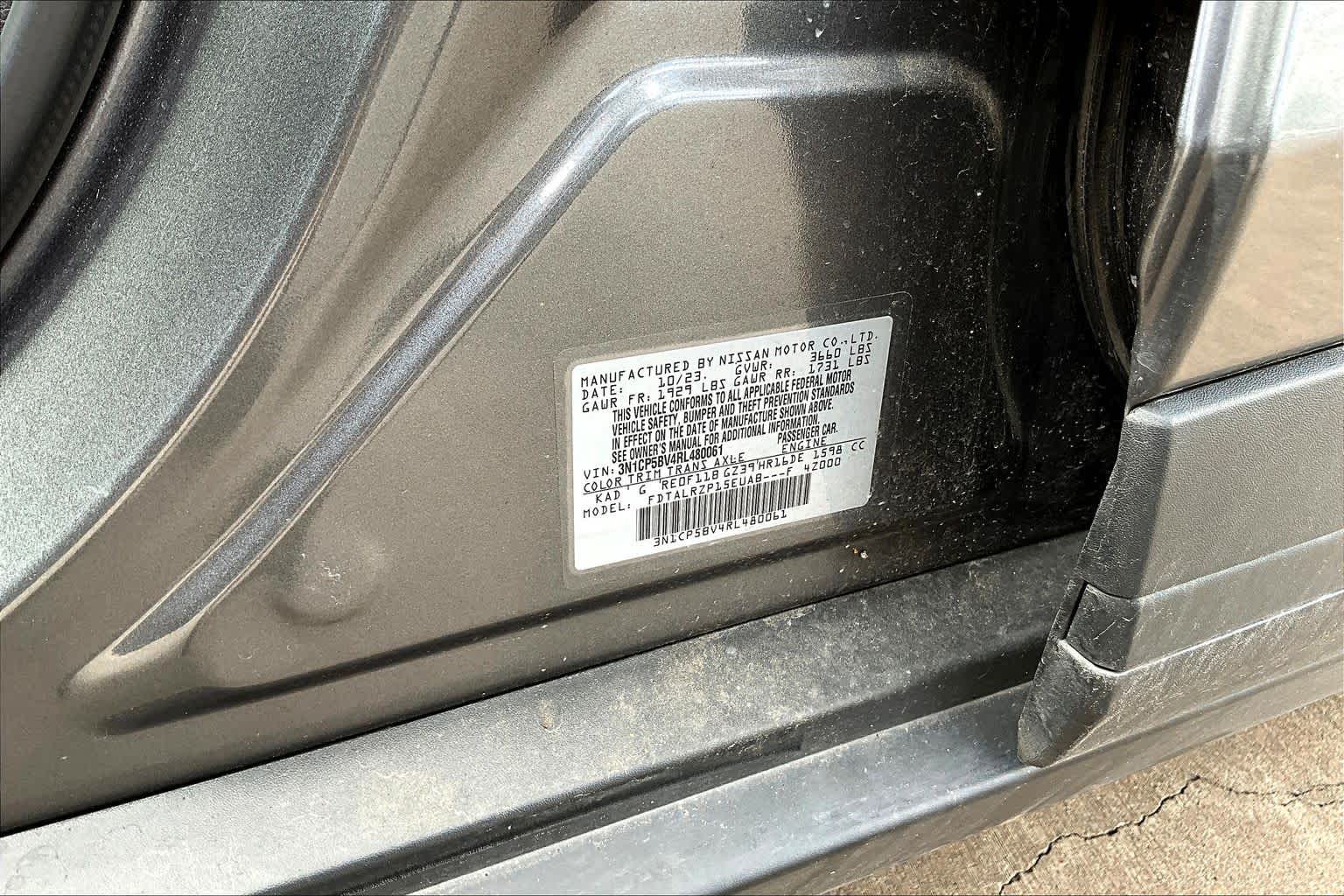 2024 Nissan Kicks S Gun Metallic at Group 1 GMC Buick South