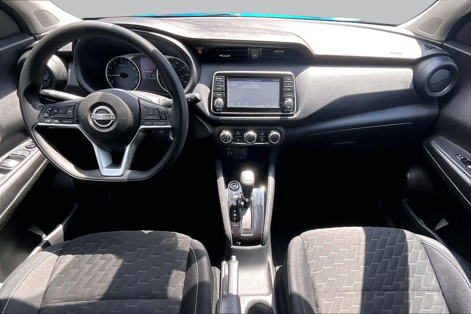2022 Nissan Kicks S Electric Blue Metallic at Sterling McCall Nissan