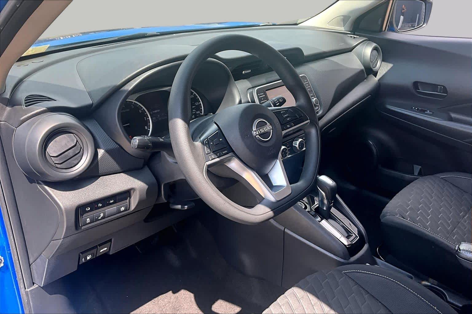 2022 Nissan Kicks S Electric Blue Metallic at Sterling McCall Nissan
