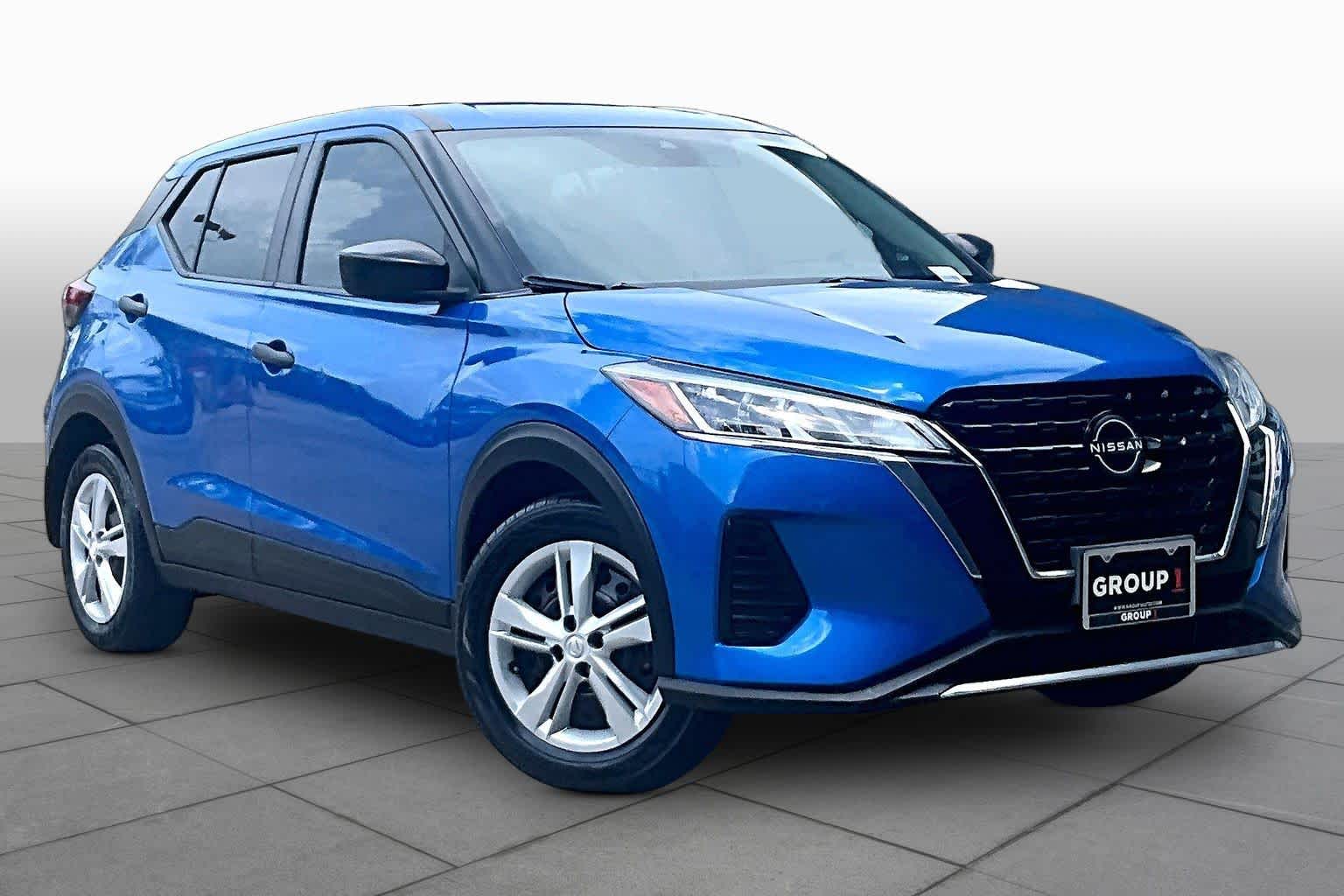 2022 Nissan Kicks S Electric Blue Metallic at Sterling McCall Nissan