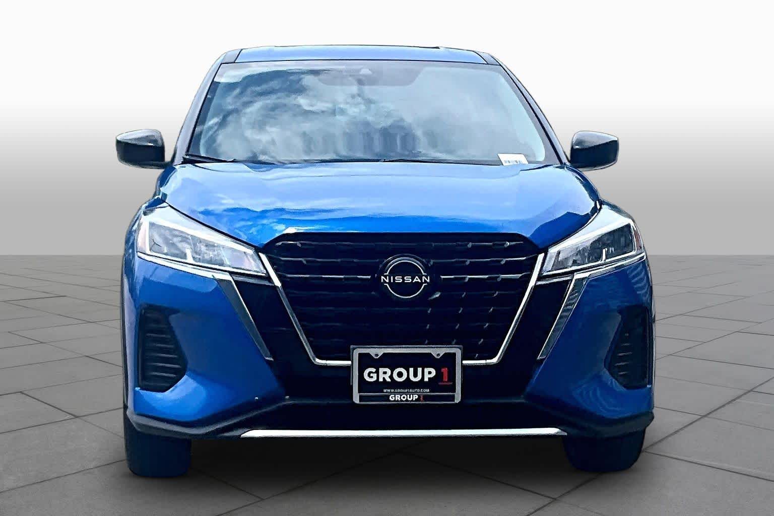 2022 Nissan Kicks S Electric Blue Metallic at Sterling McCall Nissan