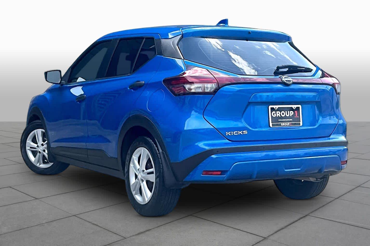 2022 Nissan Kicks S Electric Blue Metallic at Sterling McCall Nissan