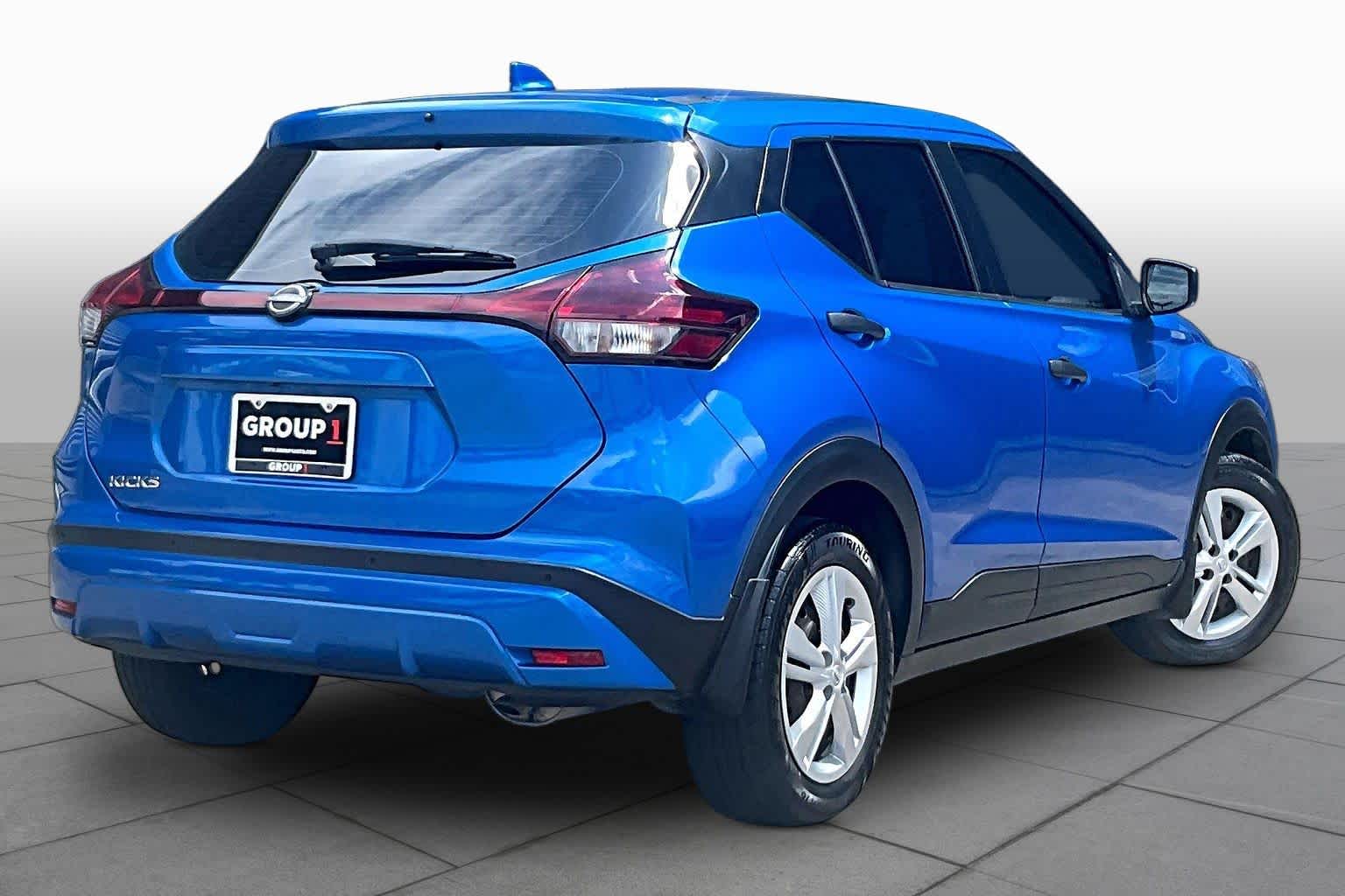 2022 Nissan Kicks S Electric Blue Metallic at Sterling McCall Nissan