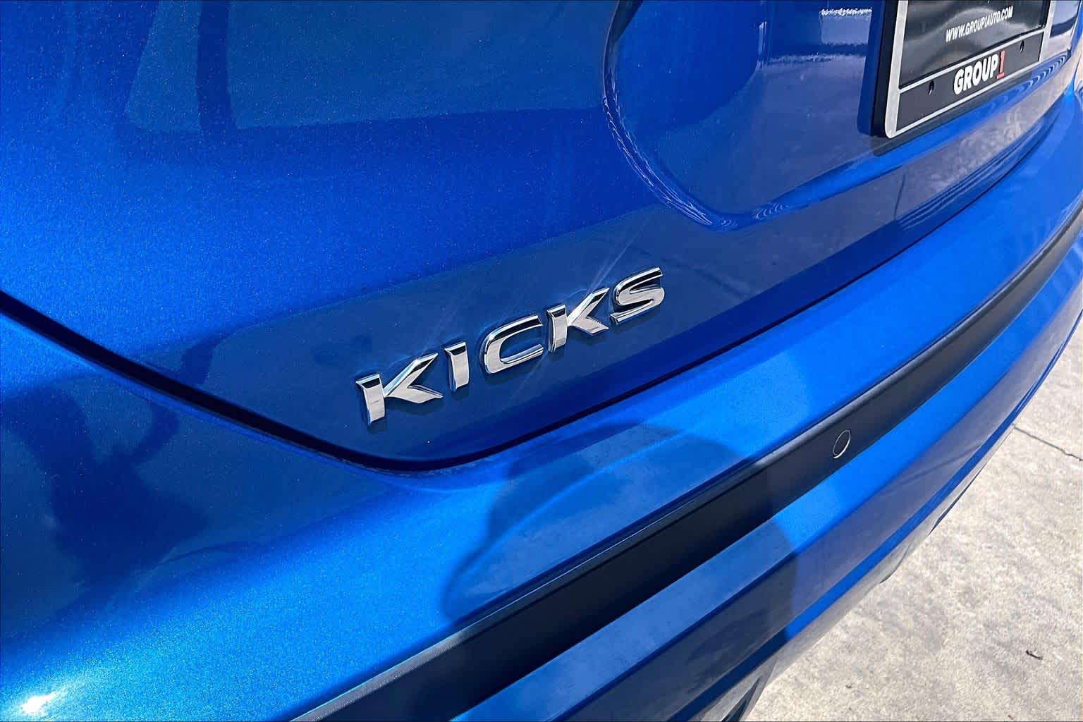 2022 Nissan Kicks S Electric Blue Metallic at Sterling McCall Nissan