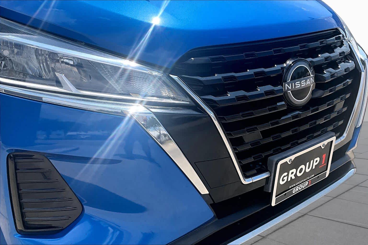 2022 Nissan Kicks S Electric Blue Metallic at Sterling McCall Nissan