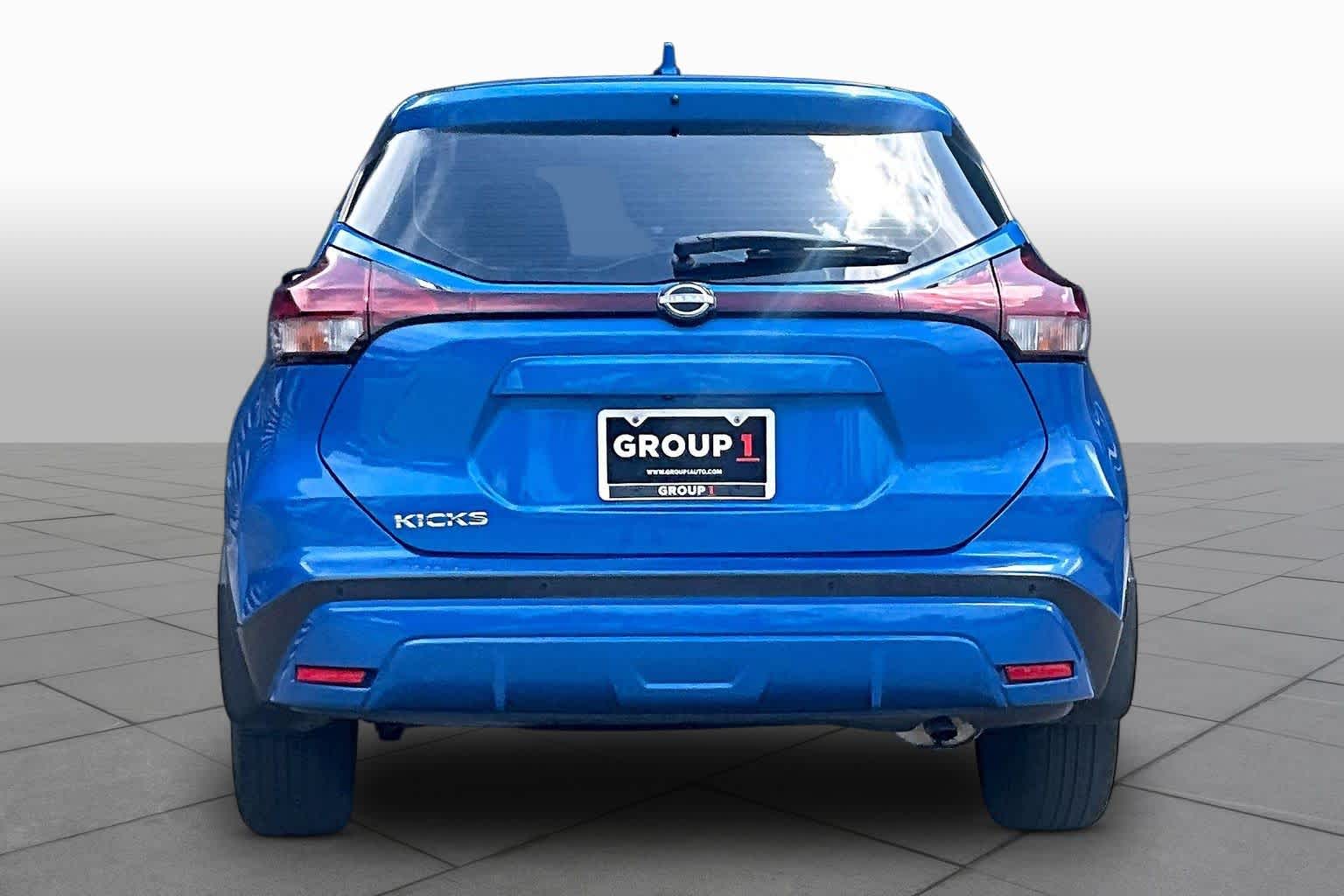 2022 Nissan Kicks S Electric Blue Metallic at Sterling McCall Nissan