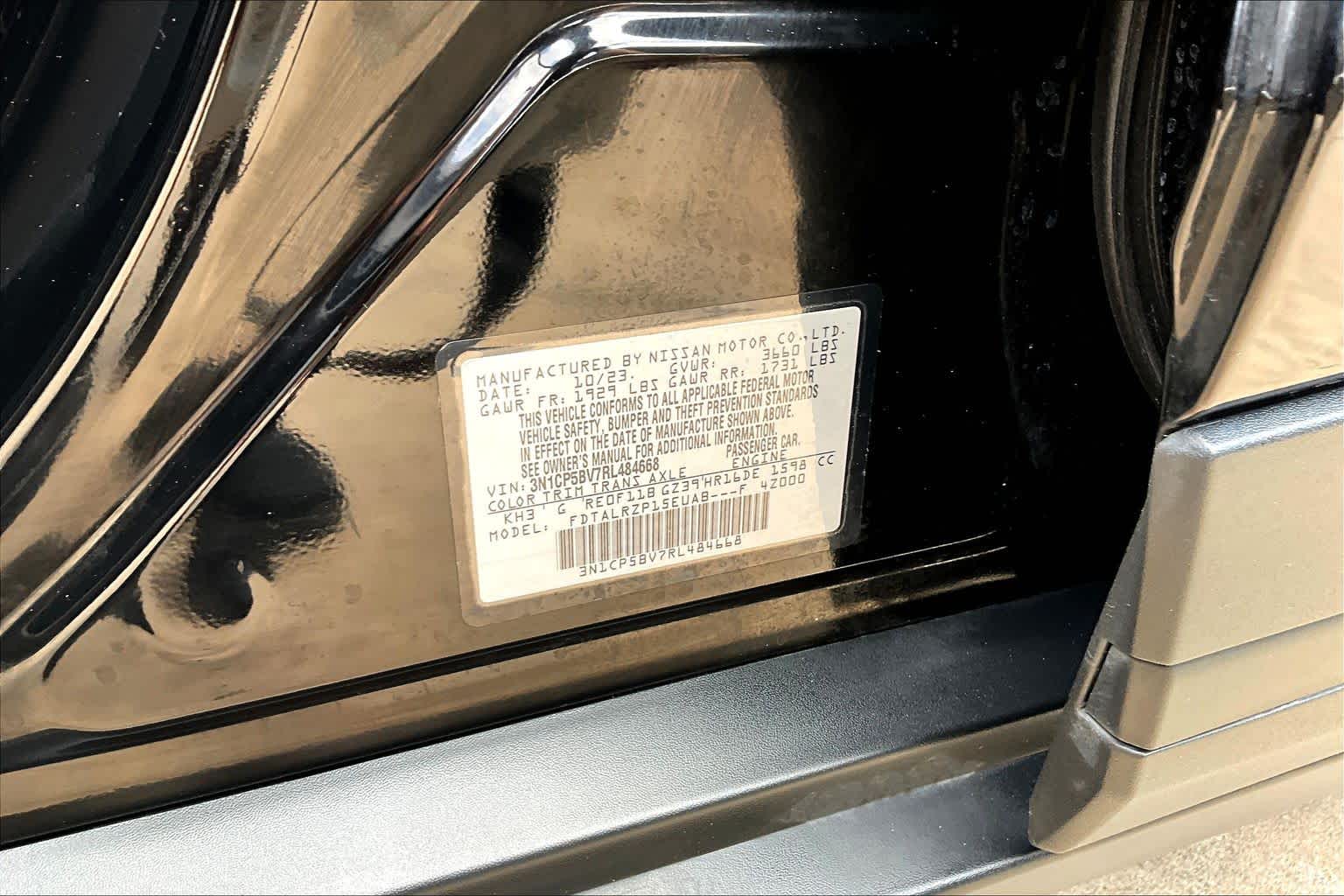 2024 Nissan Kicks S Super Black at Group 1 GMC Buick South