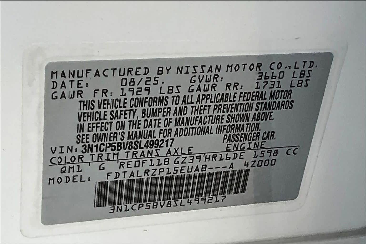 2025 Nissan Kicks Play S Fresh Powder at Sterling McCall Nissan