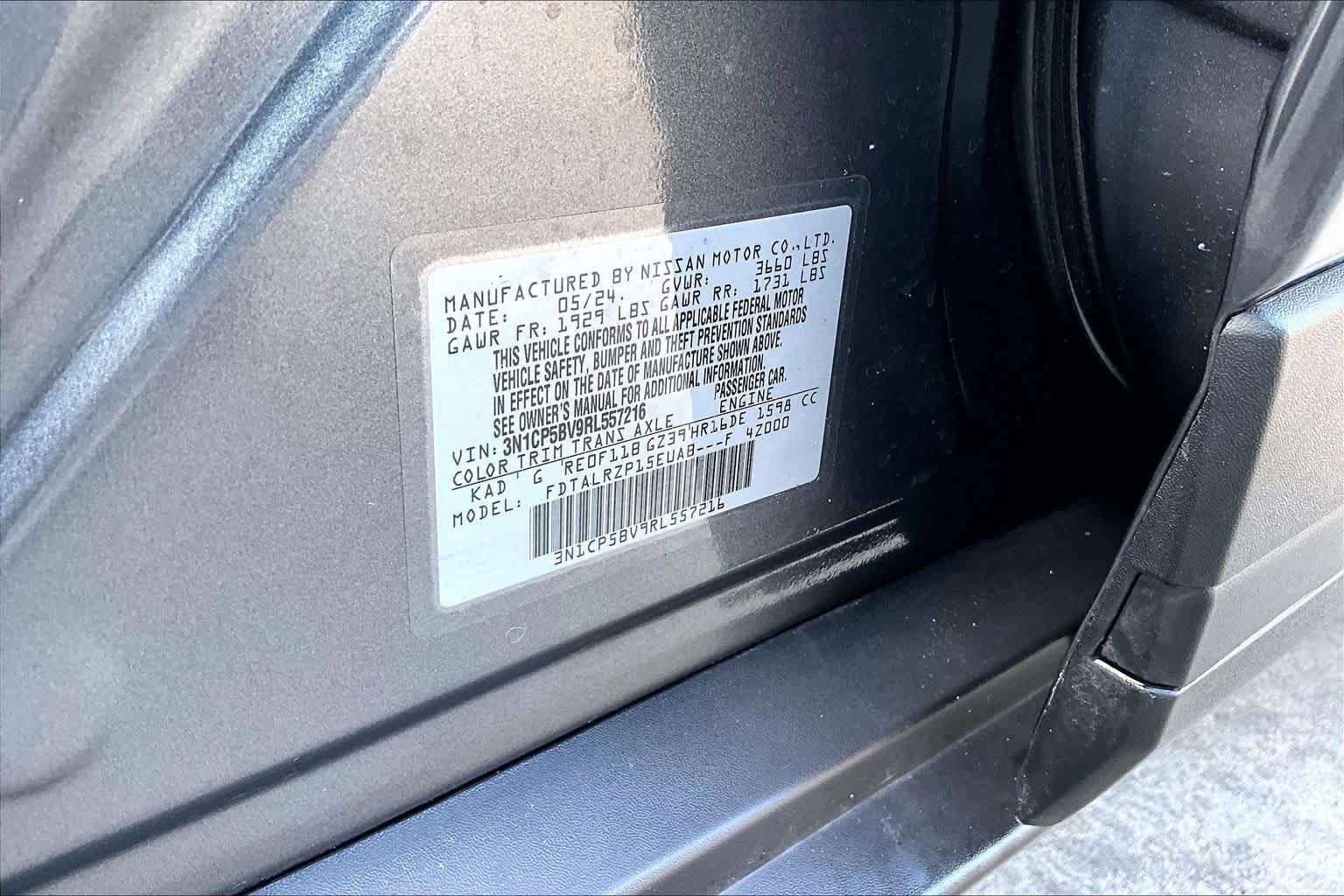 2024 Nissan Kicks S Gun Metallic at HGreg Houston