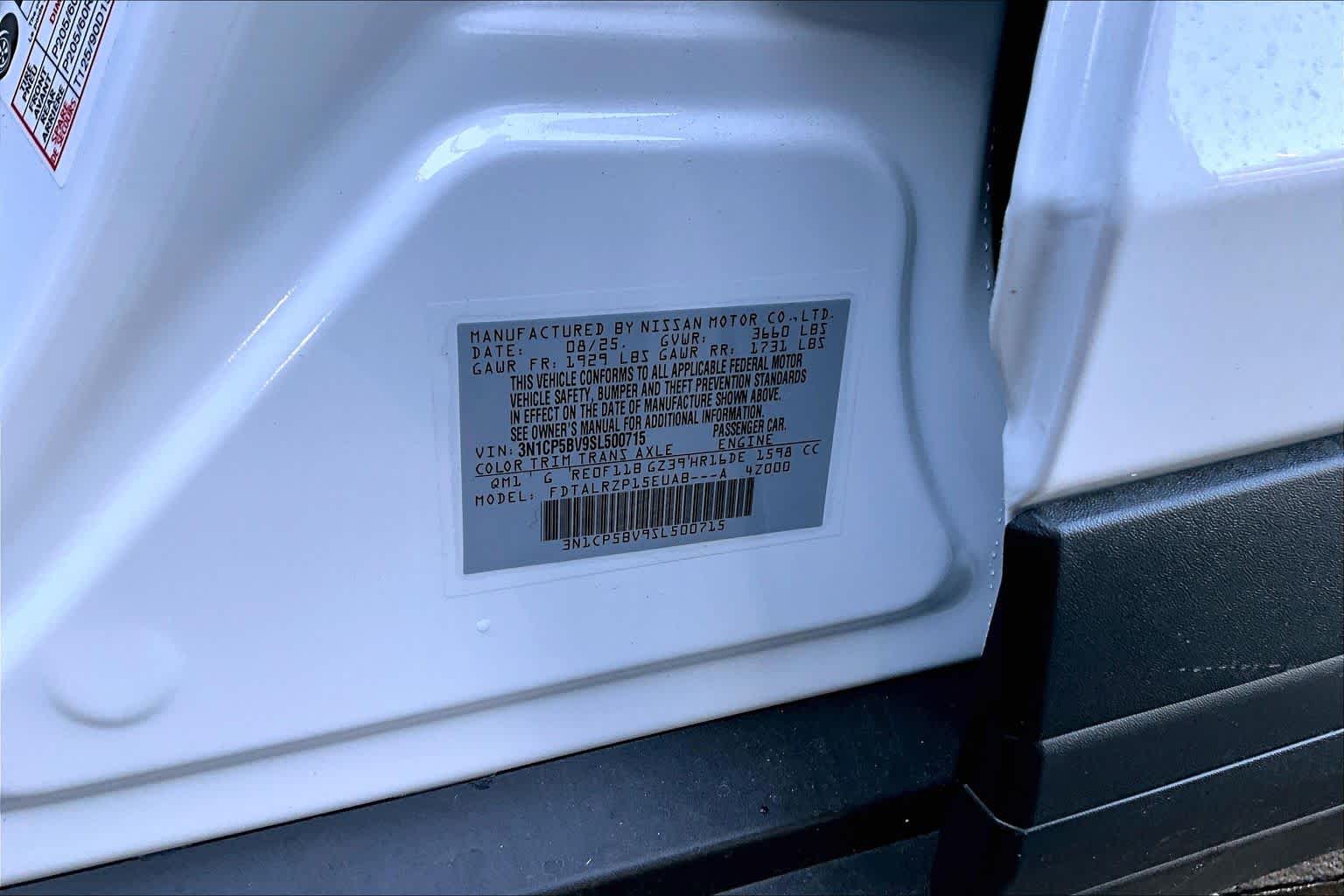 2025 Nissan Kicks Play S Fresh Powder at Sterling McCall Nissan