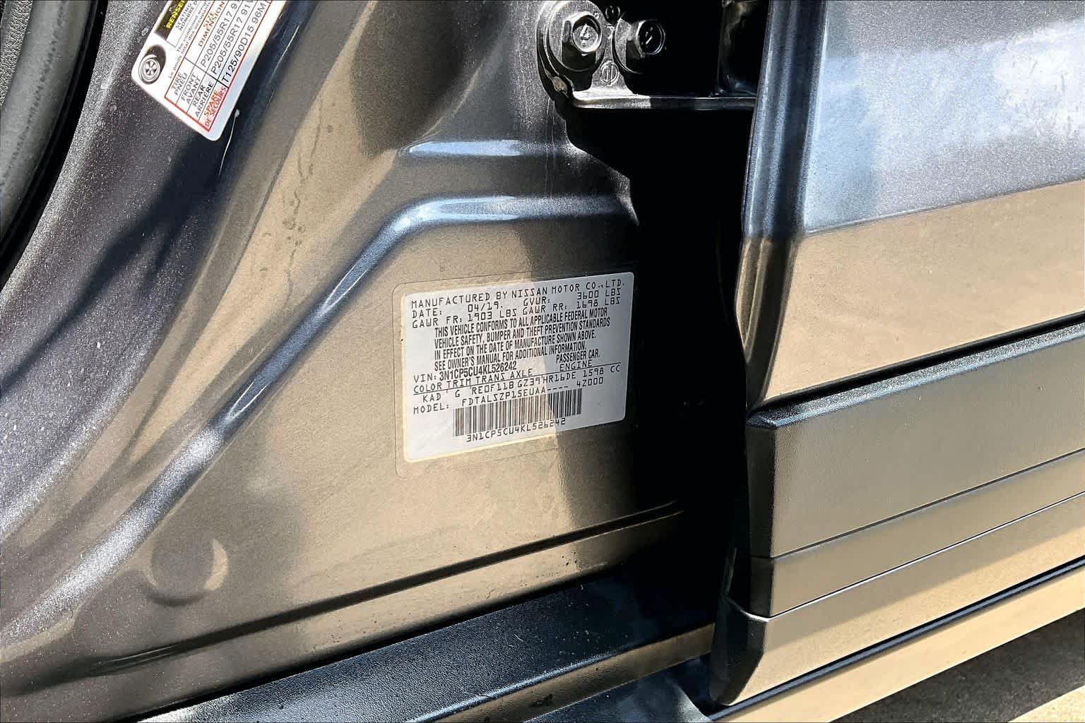 2019 Nissan Kicks SV Gun Metallic at Honda of Clear Lake