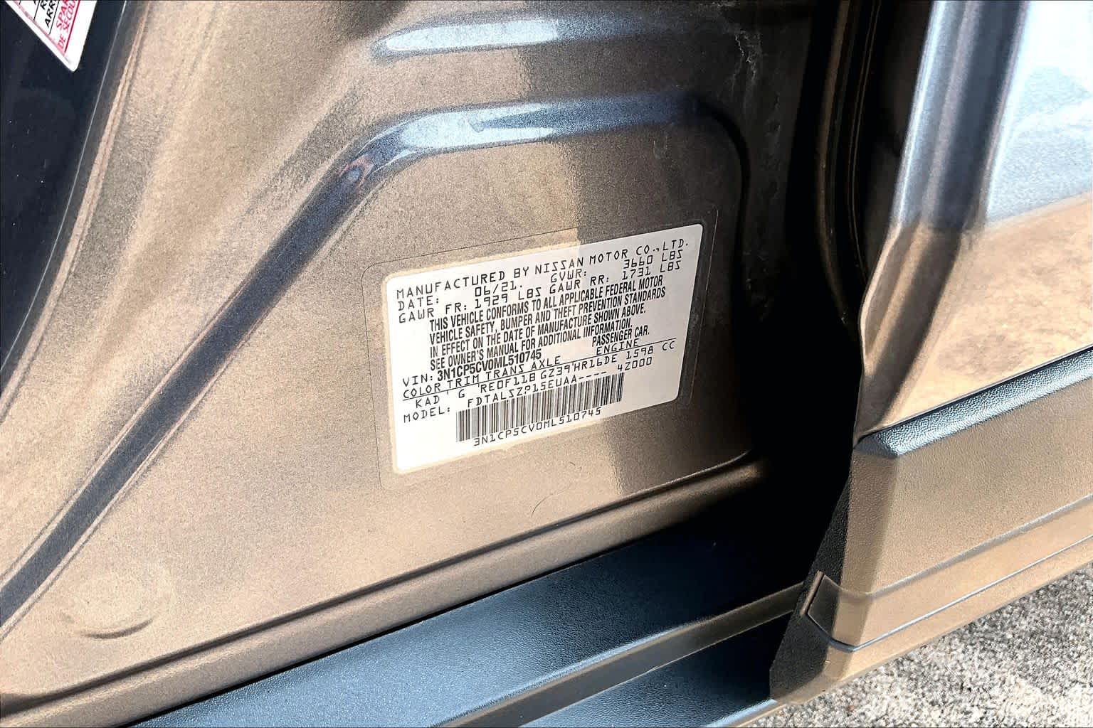 2021 Nissan Kicks SV Gun Metallic at HGreg Houston