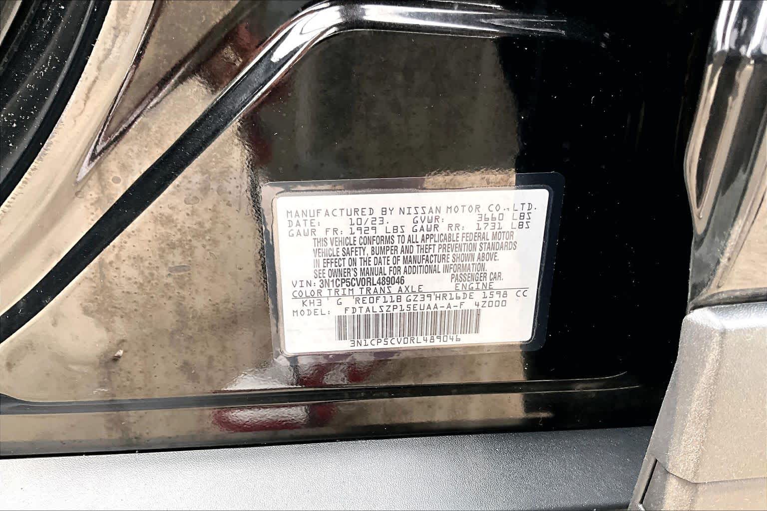 2024 Nissan Kicks SV Super Black at Group 1 Toyota Southwest