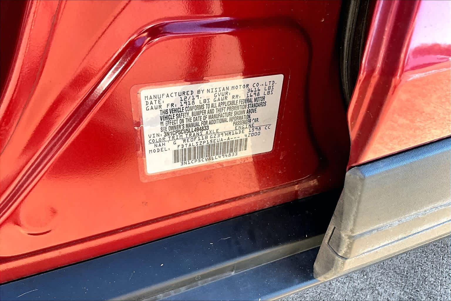 2020 Nissan Kicks SV Cayenne Red Metallic at Sterling McCall Nissan