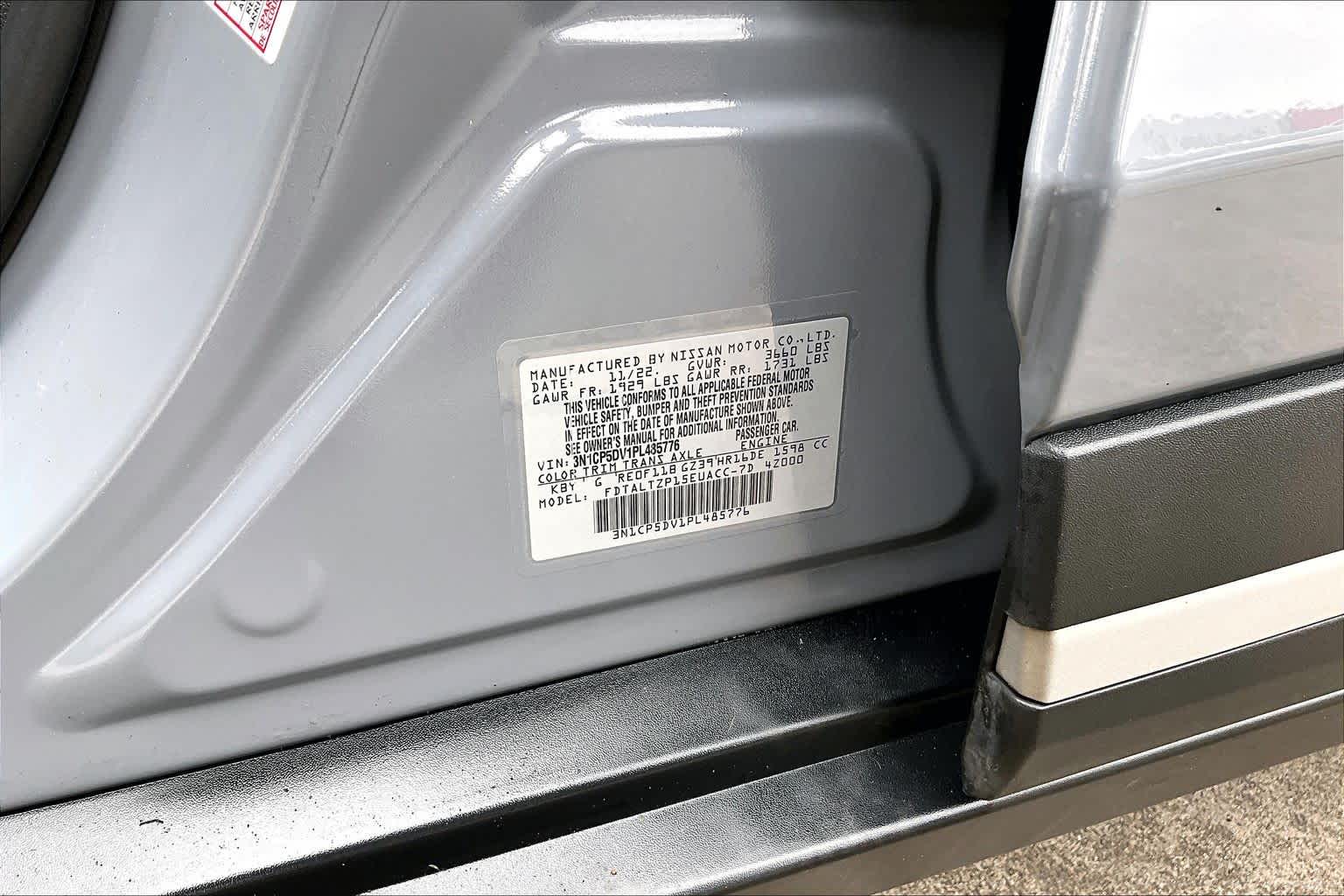2023 Nissan Kicks SR Boulder Gray Pearl at Group 1 GMC Buick South