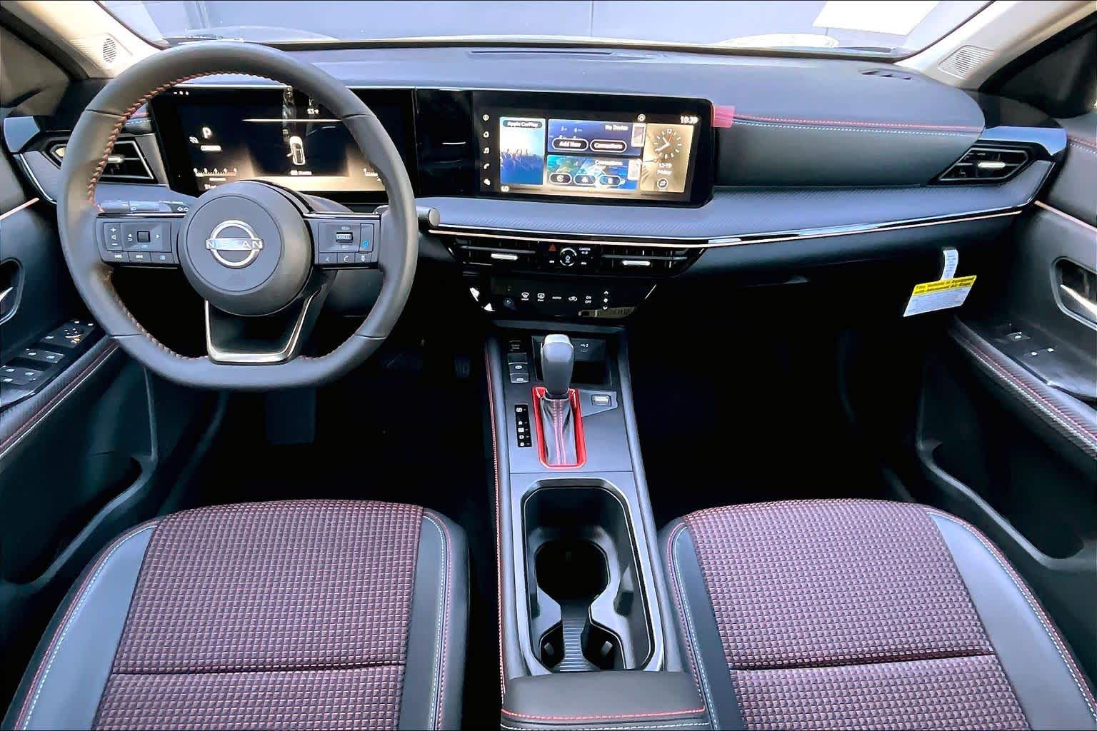 2025 Nissan Kicks SR Gun Metallic/Scarlet Ember Tintcoat at Sterling McCall Nissan