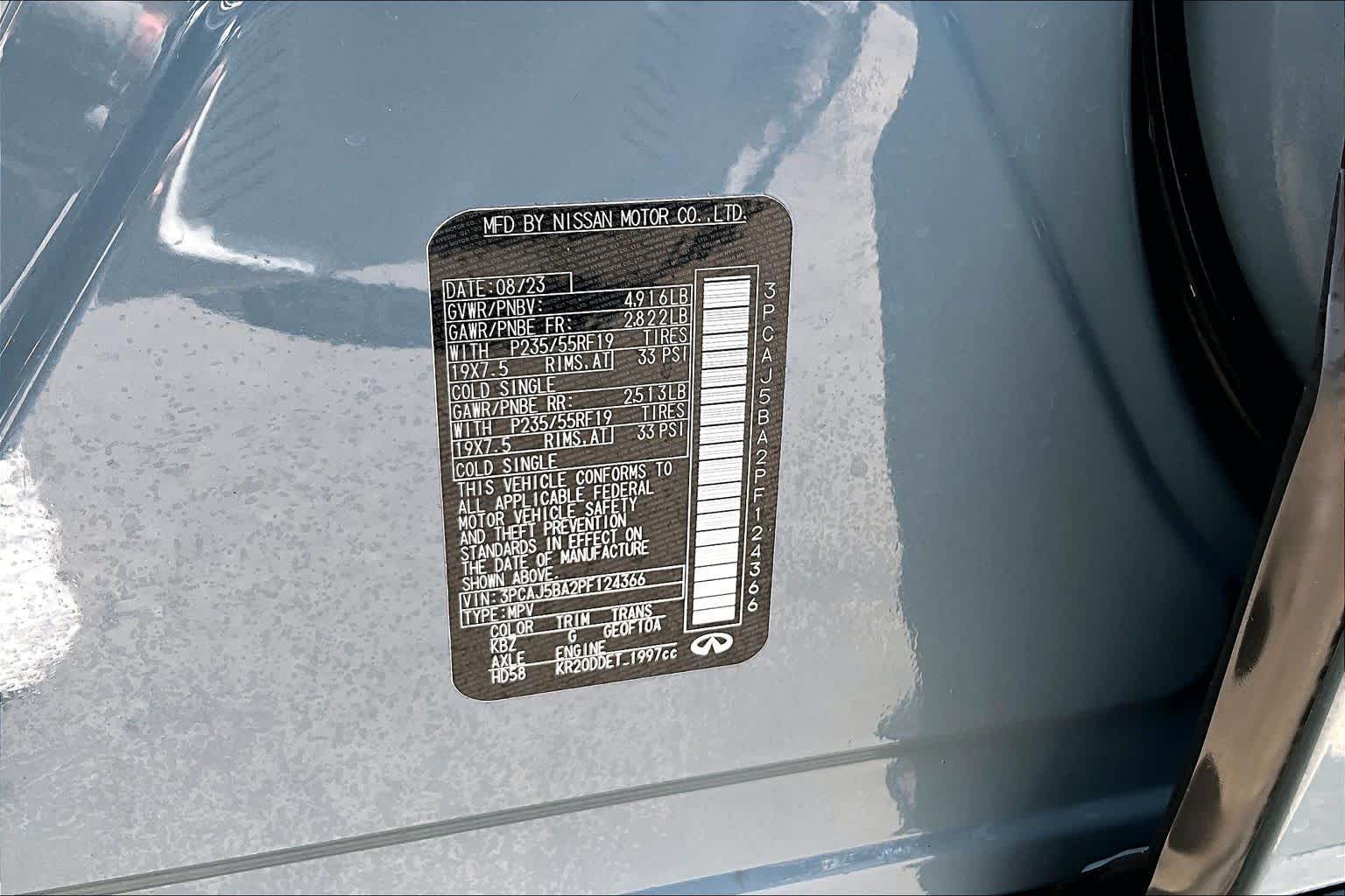 2023 INFINITI QX50 photo 34 of 34