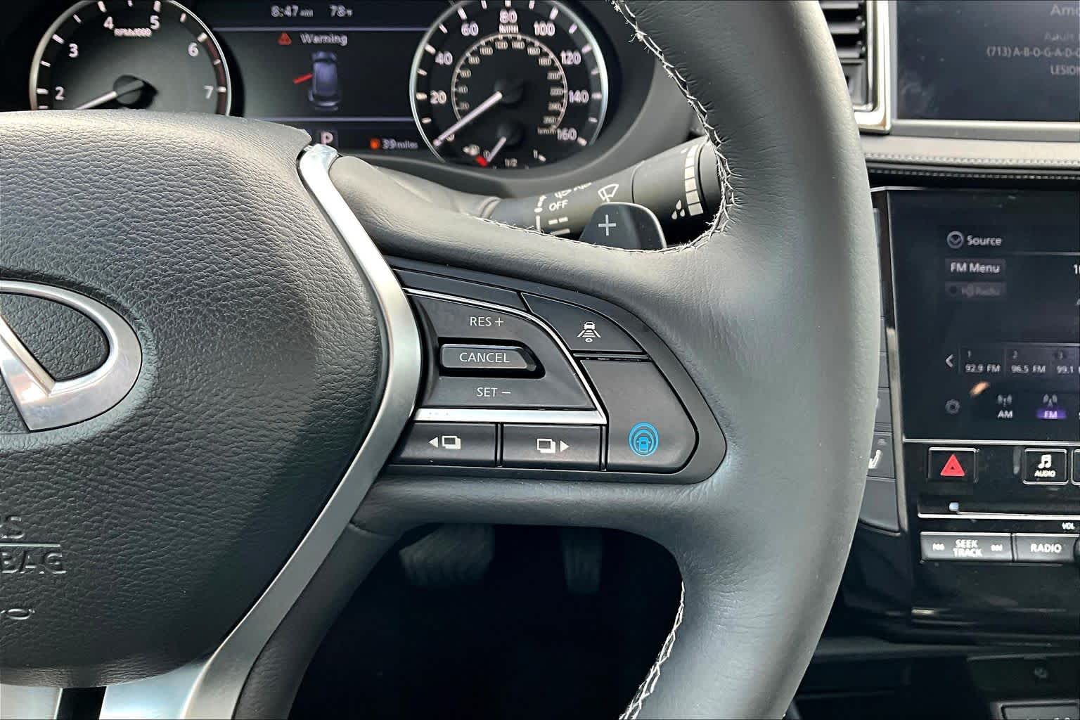 2023 INFINITI QX50 LUXE Radiant White at Davis Chevrolet