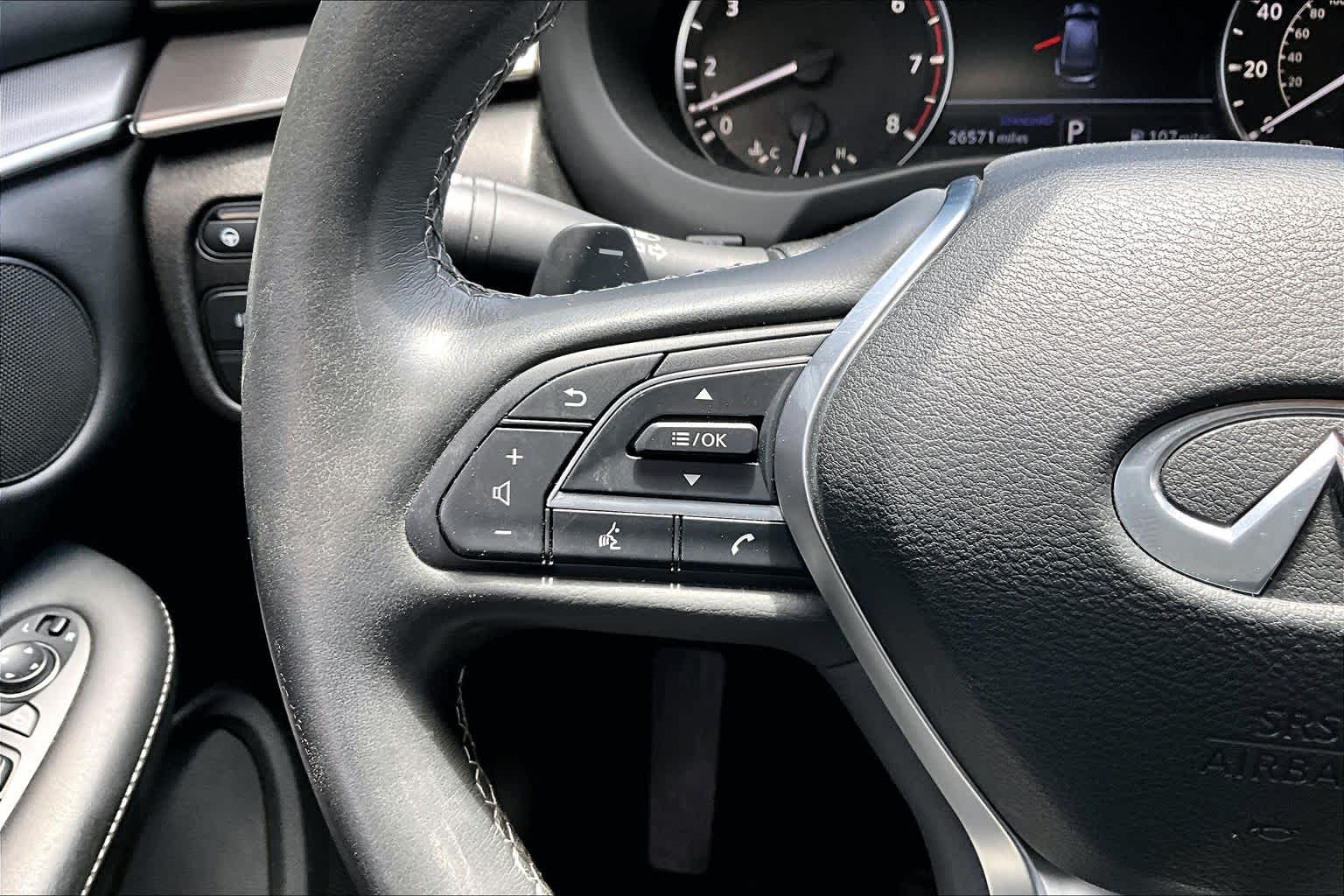 2022 INFINITI QX50 LUXE Graphite Shadow at Davis Chevrolet