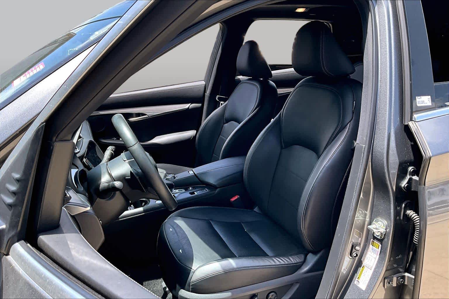 2022 INFINITI QX50 LUXE Graphite Shadow at Davis Chevrolet