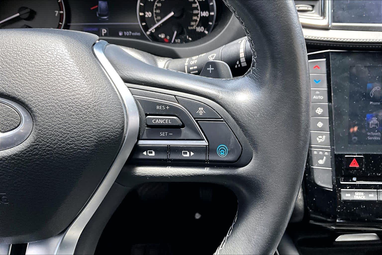 2022 INFINITI QX50 LUXE Graphite Shadow at Davis Chevrolet