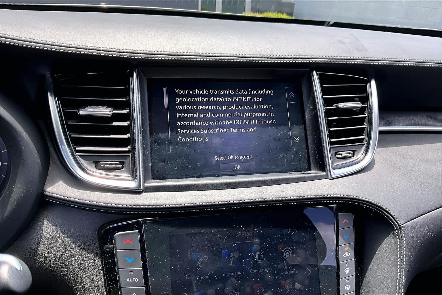 2022 INFINITI QX50 LUXE Graphite Shadow at Davis Chevrolet