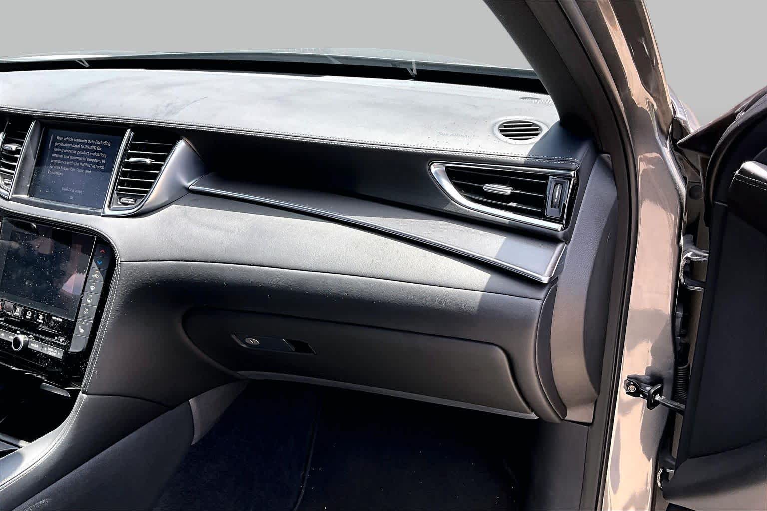 2022 INFINITI QX50 LUXE Graphite Shadow at Davis Chevrolet