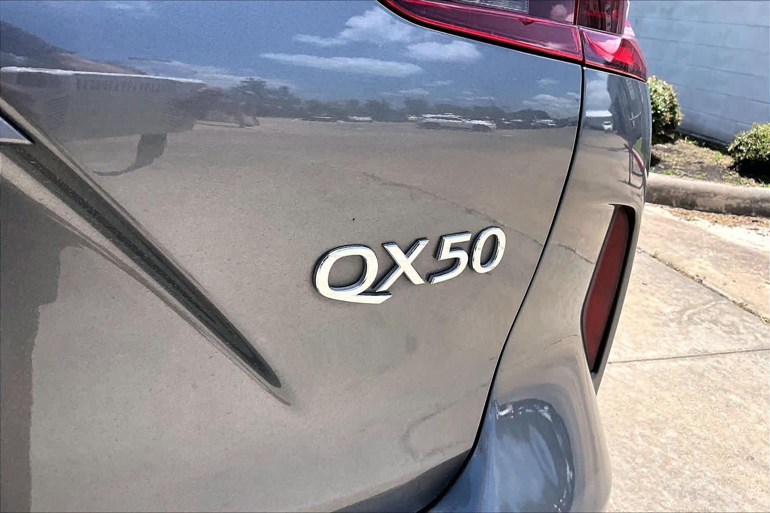 2022 INFINITI QX50 LUXE Graphite Shadow at Davis Chevrolet