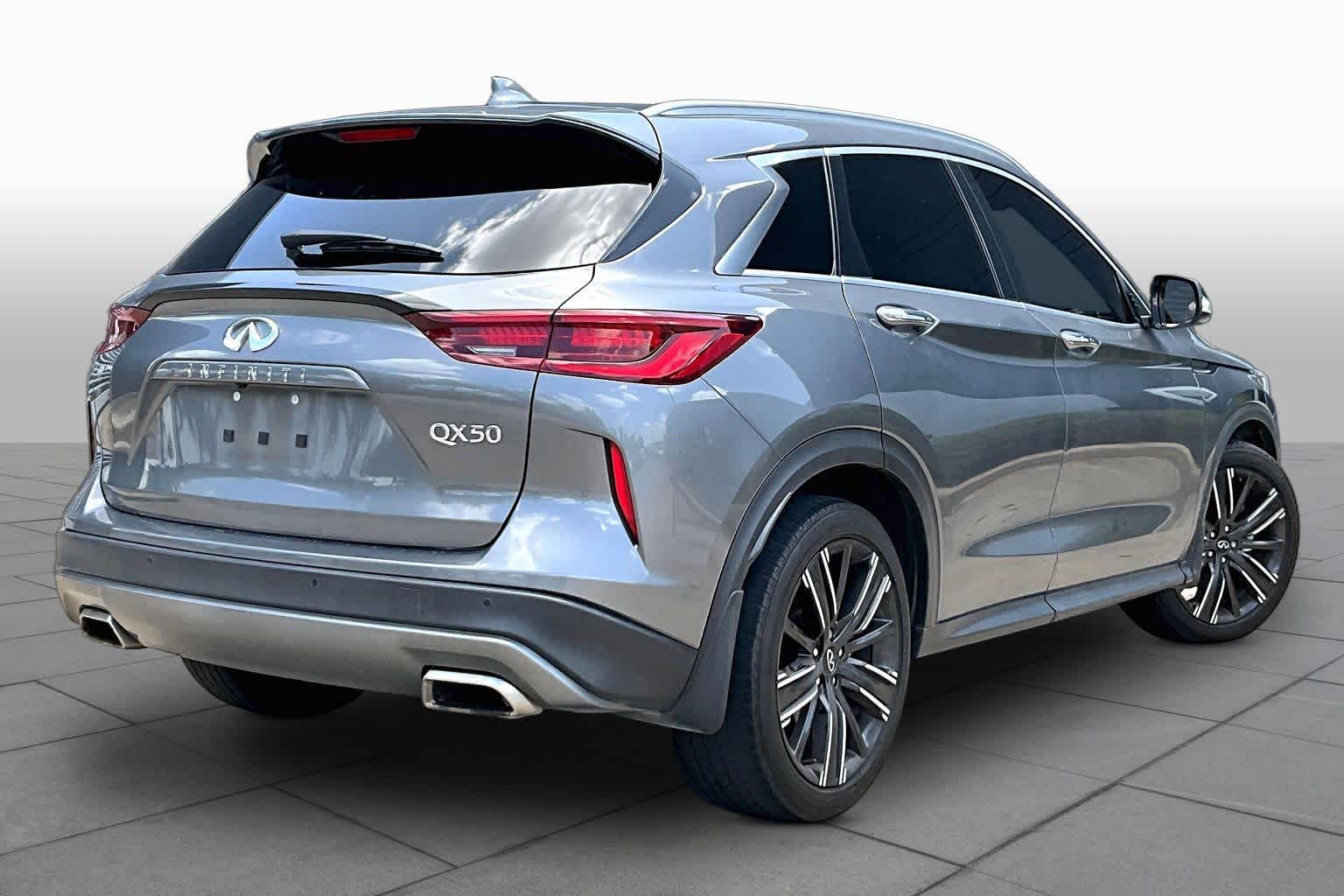 2022 INFINITI QX50 LUXE Graphite Shadow at Davis Chevrolet
