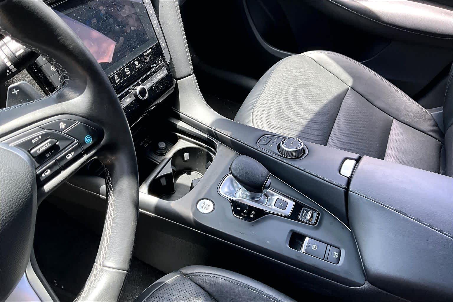 2022 INFINITI QX50 LUXE Graphite Shadow at Davis Chevrolet