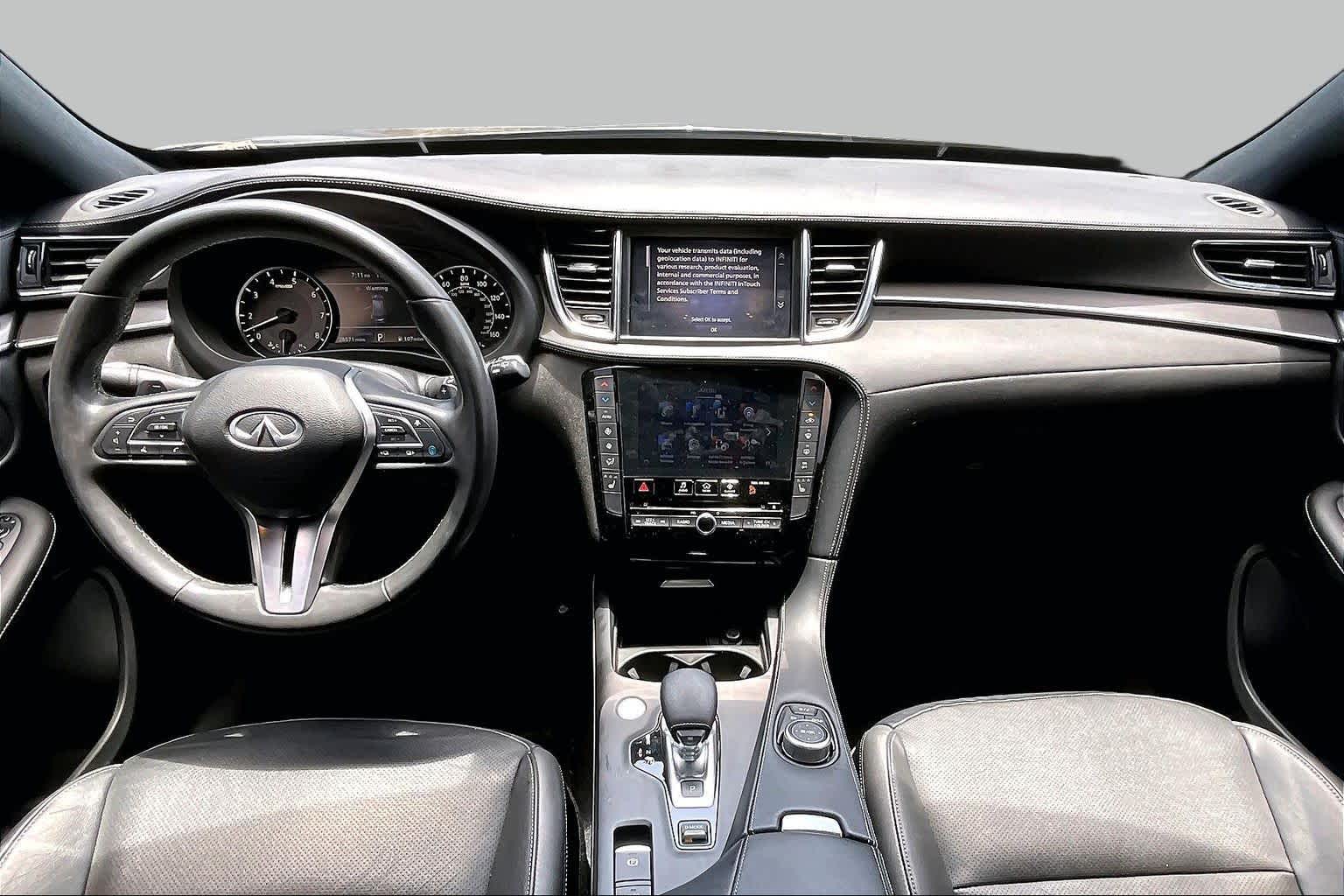 2022 INFINITI QX50 LUXE Graphite Shadow at Davis Chevrolet