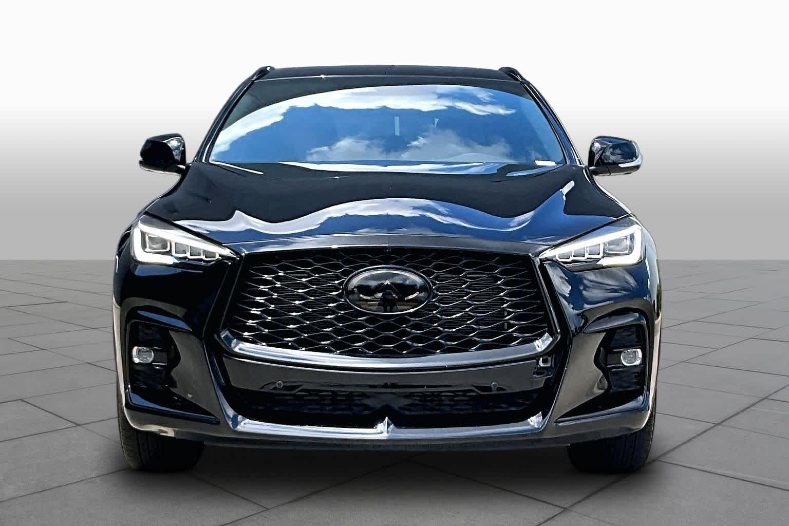 2023 INFINITI QX55 ESSENTIAL Black Obsidian at Tomball Ford