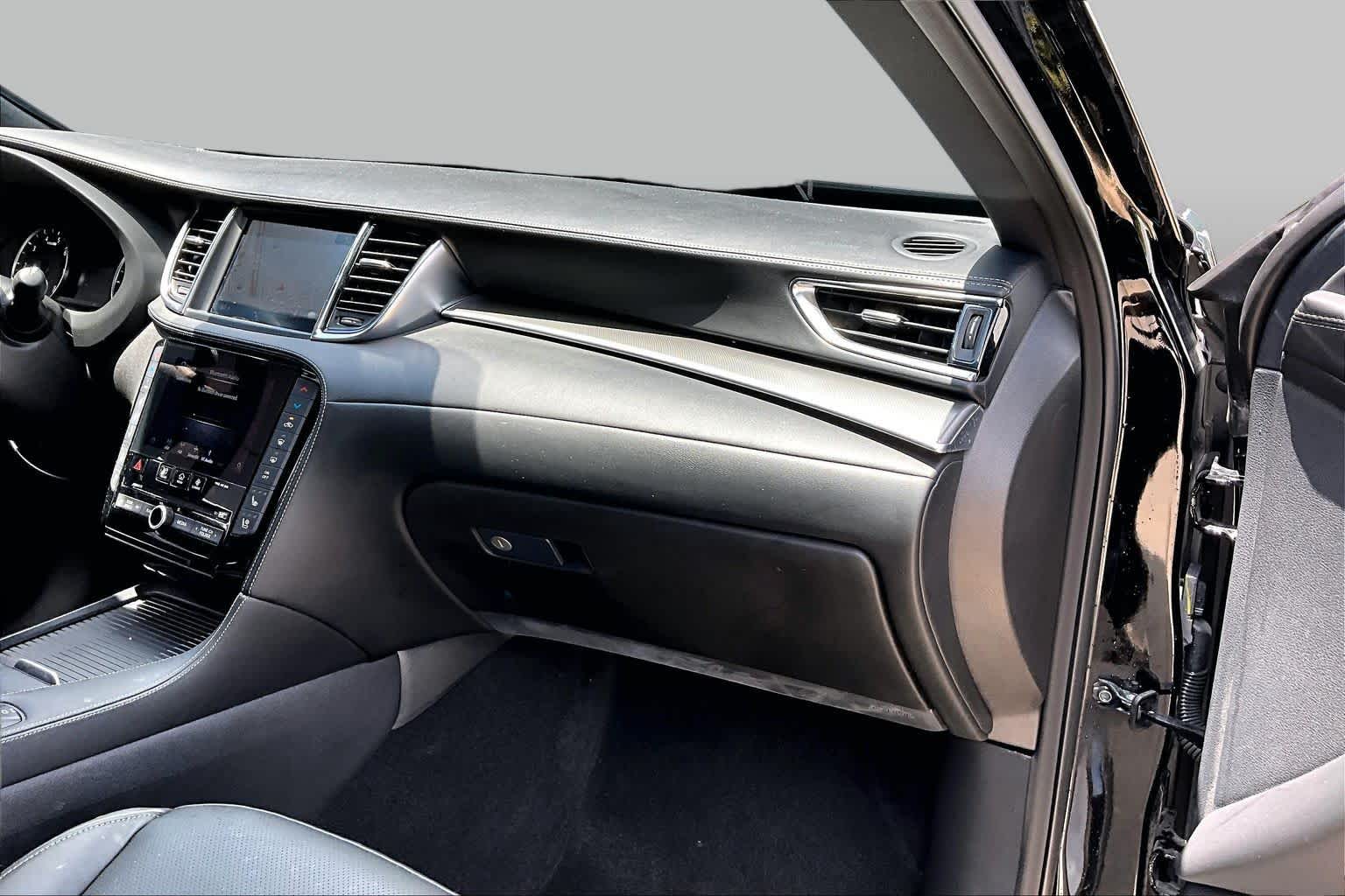 2023 INFINITI QX55 ESSENTIAL Black Obsidian at Tomball Ford