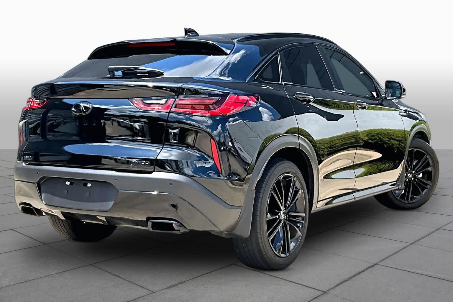 2023 INFINITI QX55 ESSENTIAL Black Obsidian at Tomball Ford
