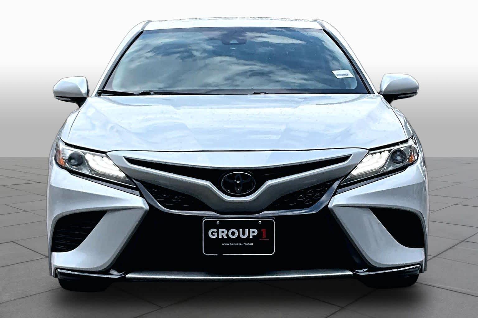 2019 Toyota Camry XSE Wind Chill Pearl at Group 1 Toyota Southwest
