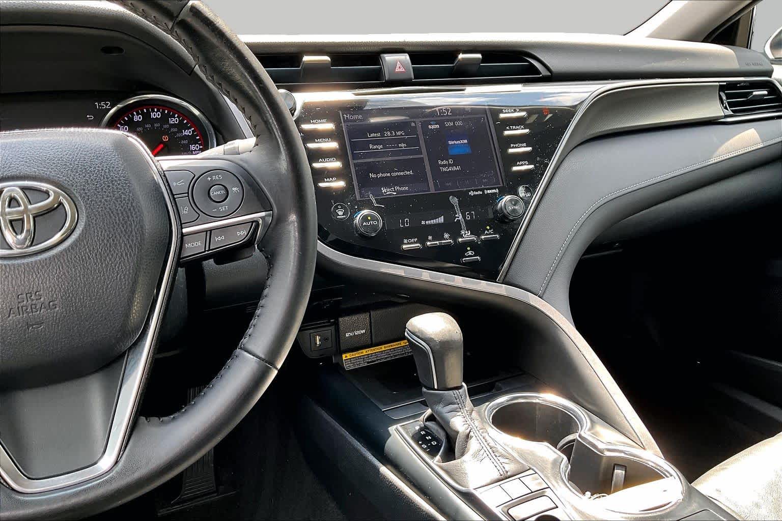 2019 Toyota Camry XSE Wind Chill Pearl at Group 1 Toyota Southwest