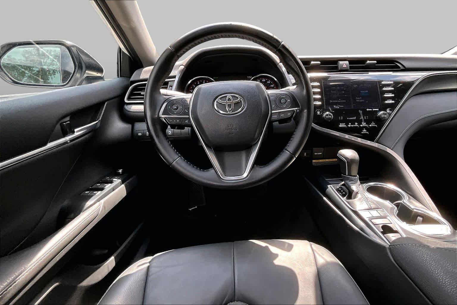 2019 Toyota Camry XSE Wind Chill Pearl at Group 1 Toyota Southwest