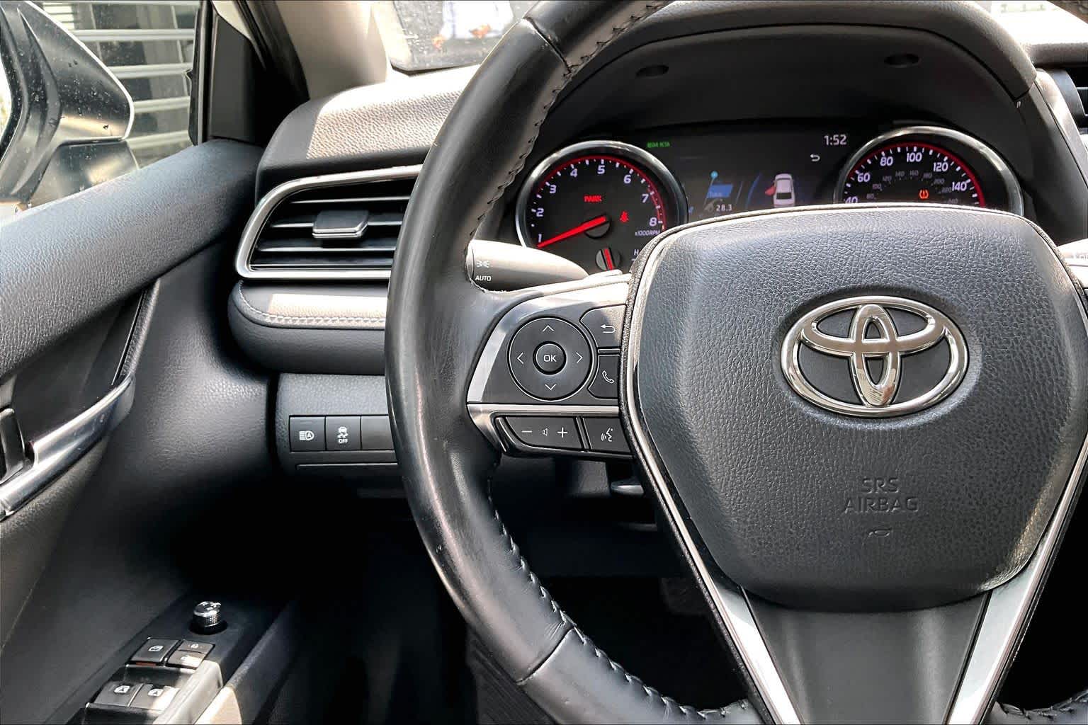 2019 Toyota Camry XSE Wind Chill Pearl at Group 1 Toyota Southwest