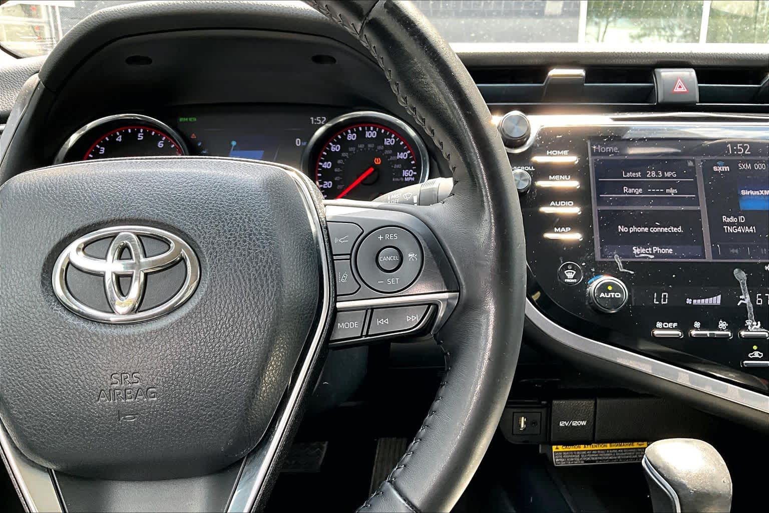 2019 Toyota Camry XSE Wind Chill Pearl at Group 1 Toyota Southwest