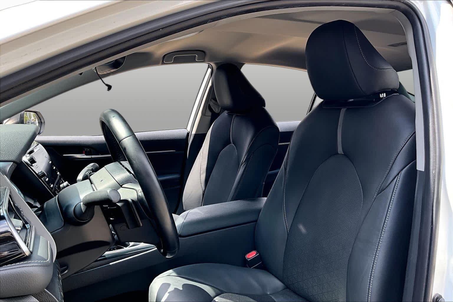 2019 Toyota Camry XSE Wind Chill Pearl at Group 1 Toyota Southwest