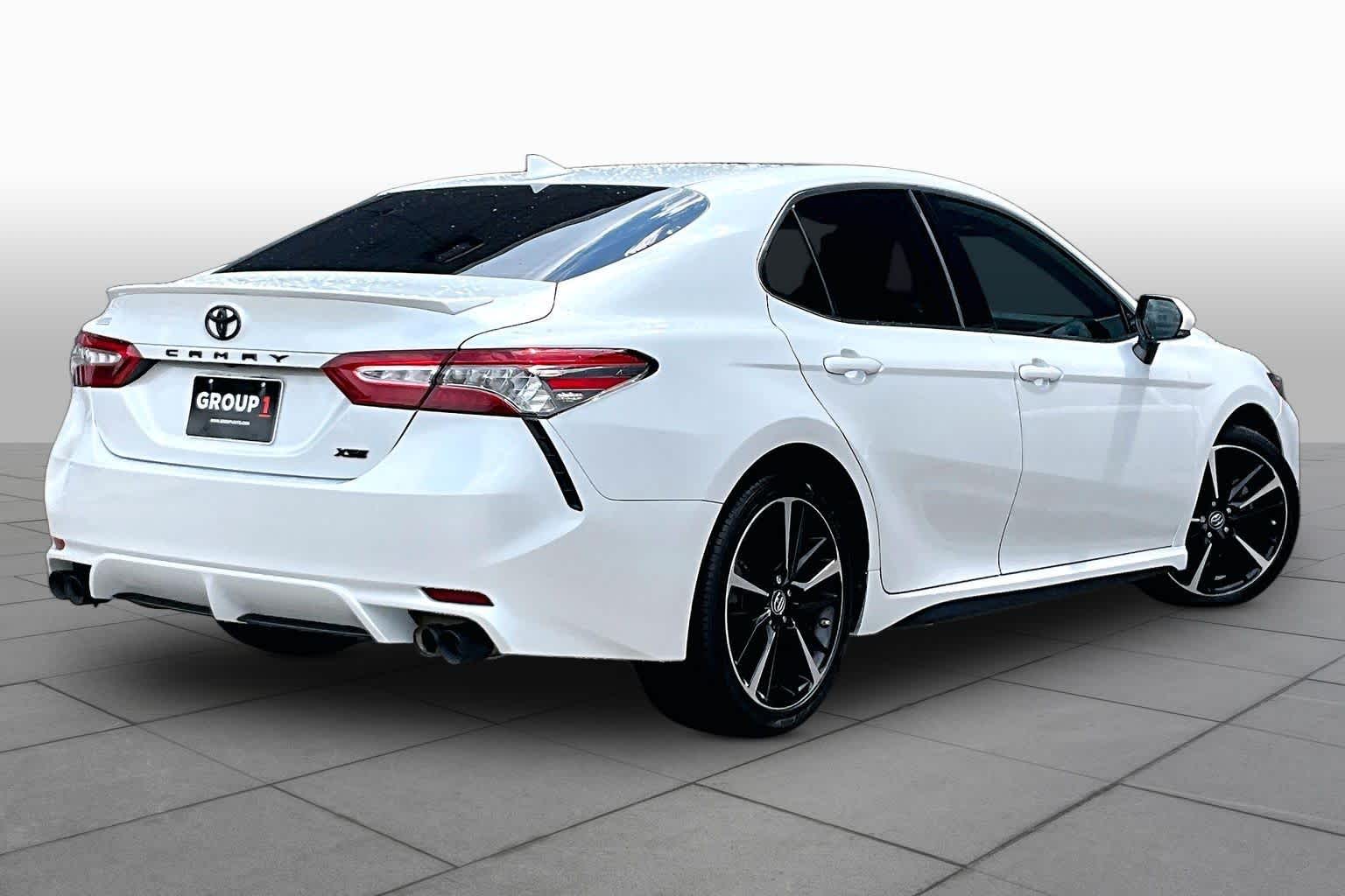 2019 Toyota Camry XSE Wind Chill Pearl at Group 1 Toyota Southwest