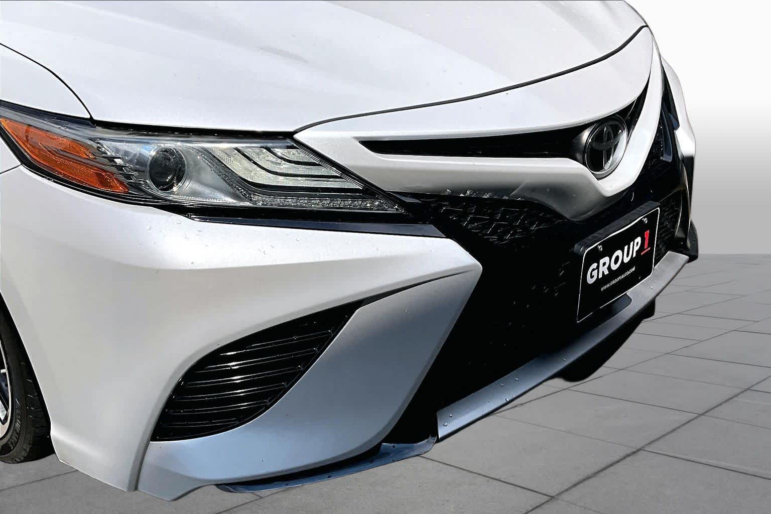 2019 Toyota Camry XSE Wind Chill Pearl at Group 1 Toyota Southwest
