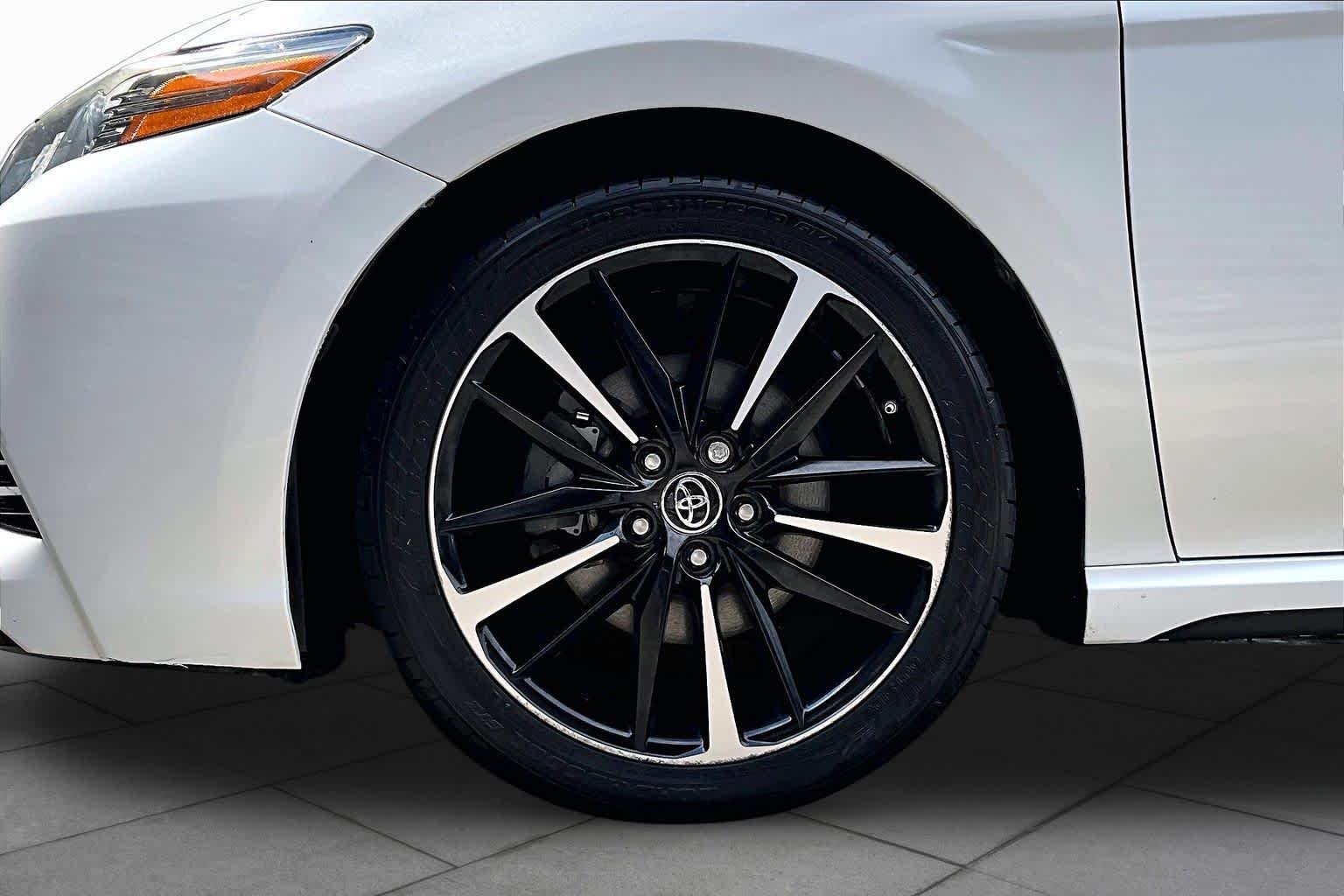 2019 Toyota Camry XSE Wind Chill Pearl at Group 1 Toyota Southwest